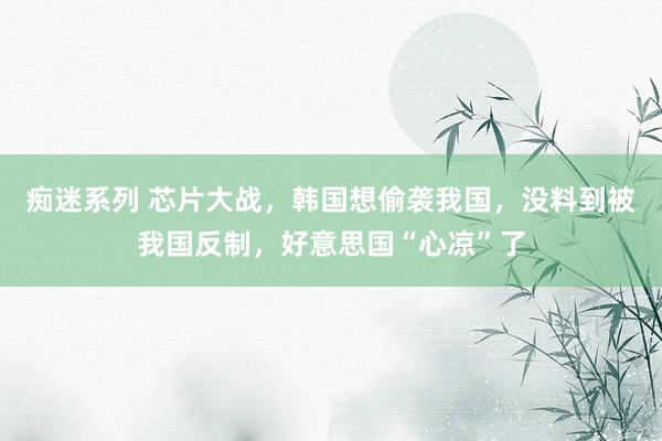 痴迷系列 芯片大战,韩国想偷袭我国,没料到被我国反制,好意思国“心凉”了