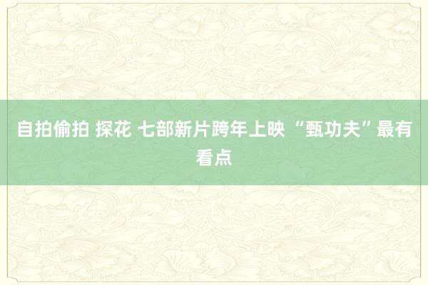 自拍偷拍 探花 七部新片跨年上映 “甄功夫”最有看点