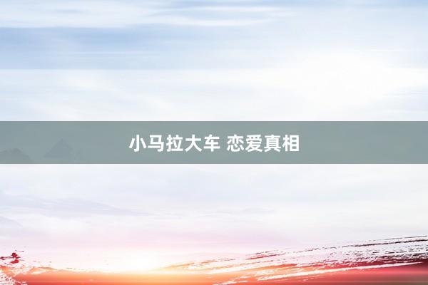 小马拉大车 恋爱真相