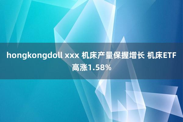 hongkongdoll xxx 机床产量保握增长 机床ETF高涨1.58%