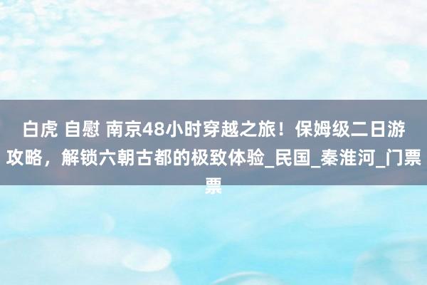 白虎 自慰 南京48小时穿越之旅!保姆级二日游攻略,解锁六朝古都的极致体验_民国_秦淮河_门票