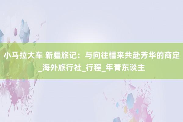 小马拉大车 新疆旅记:与向往疆来共赴芳华的商定_海外旅行社_行程_年青东谈主