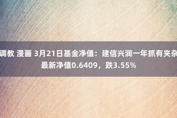 调教 漫画 3月21日基金净值:建信兴润一年抓有夹杂最新净值0.6409,跌3.55%